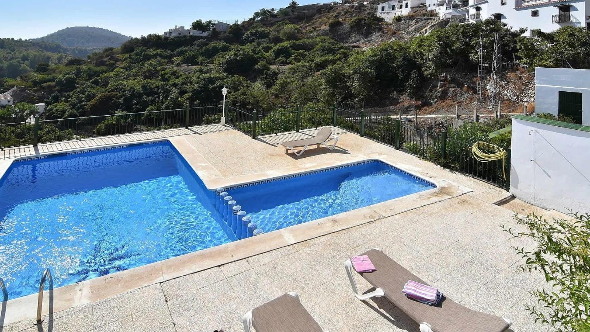 Ferienhaus Mit Privatpool Fuer 6 Personen Ca 170 Qm In Frigiliana, Andalusien Costa Del Sol Exterior foto